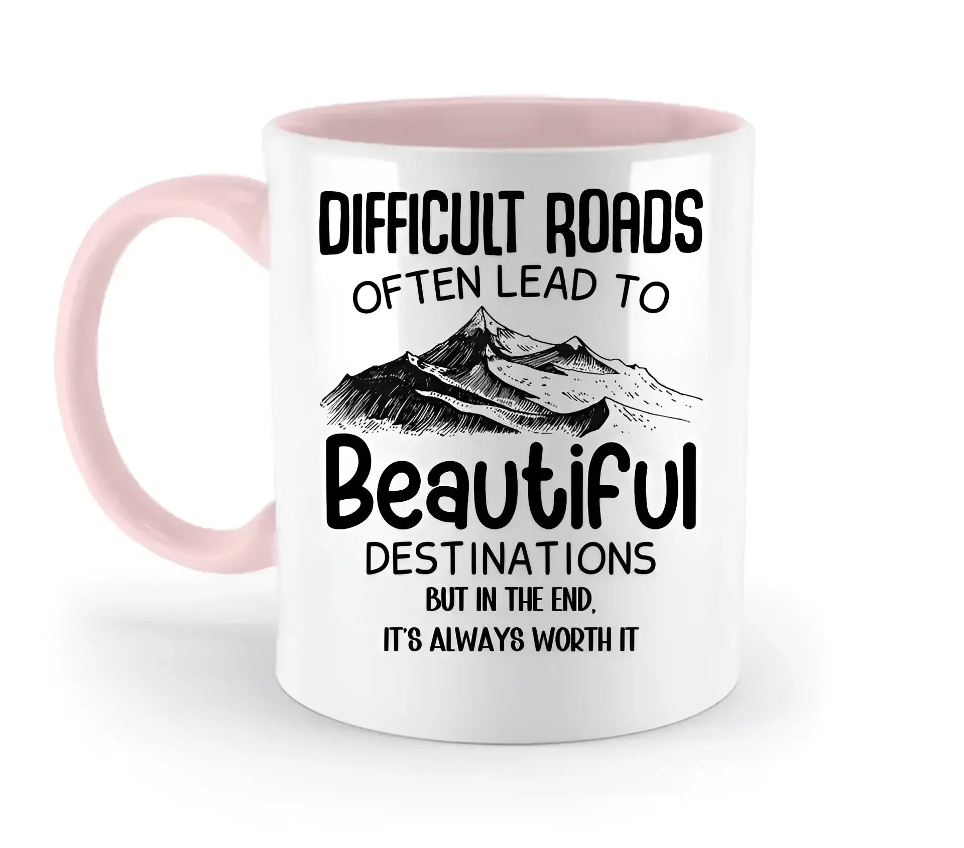 Beautiful destinations • zweifarbige Tasse • Exklusivdesign • personalisiert