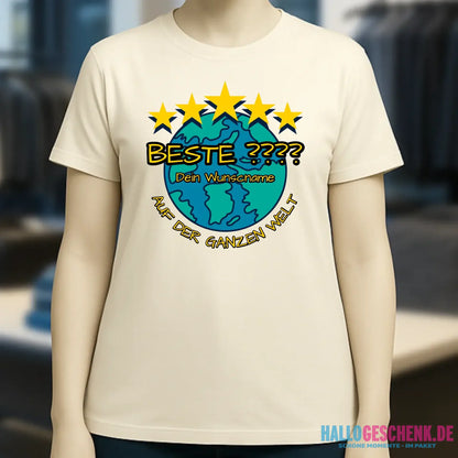 Best ??? Designer Beste Mama, Beste Oma, Traumfrau, Chef-Mechanikerin uvm. - Ladies Premium T-Shirt XS-2XL aus Bio-Baumwolle für Damen