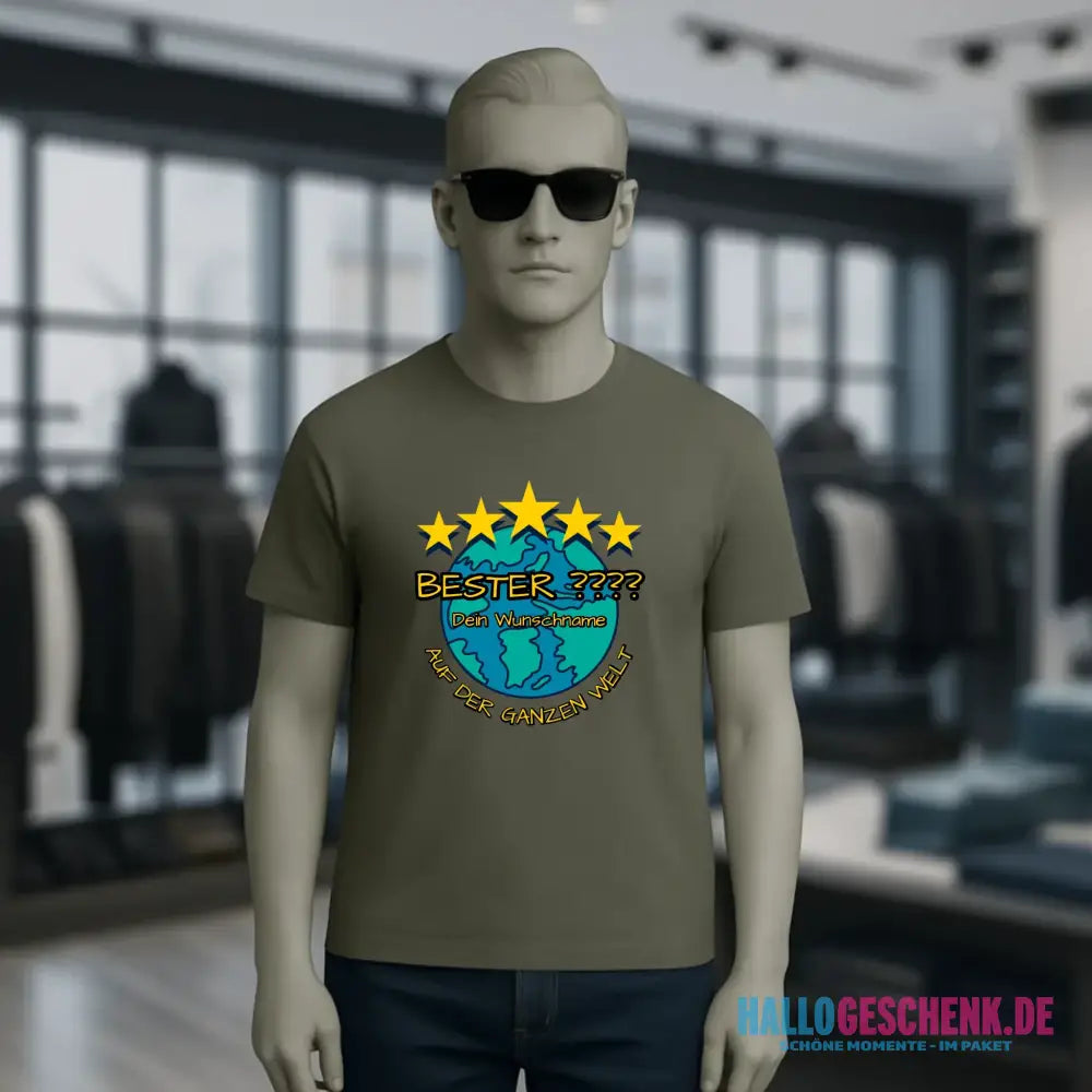 Best ??? Designer Beste Mama, Bester Papa, Traumfrau, Chef-Mechaniker uvm. - Unisex Premium T-Shirt XS-5XL aus Bio-Baumwolle