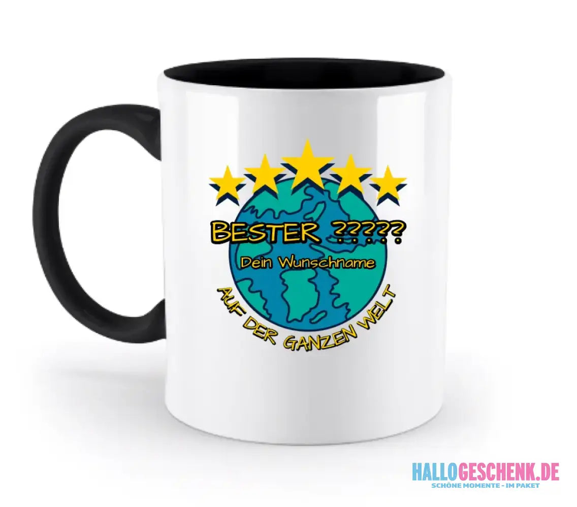 Best ??? Designer Beste Mama, Bester Papa, Traumfrau, Chef-Mechaniker uvm. - zweifarbige Tasse