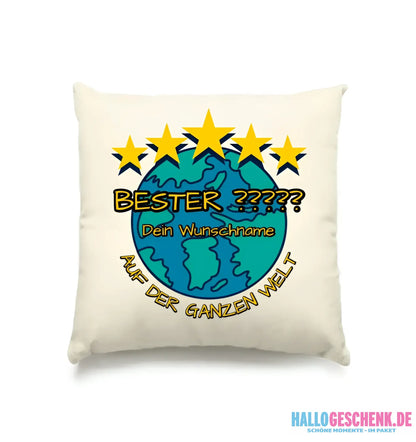 Best ??? Designer Beste Mama, Bester Papa, Traumfrau, Chef-Mechaniker uvm. - Kissen 40x40 cm
