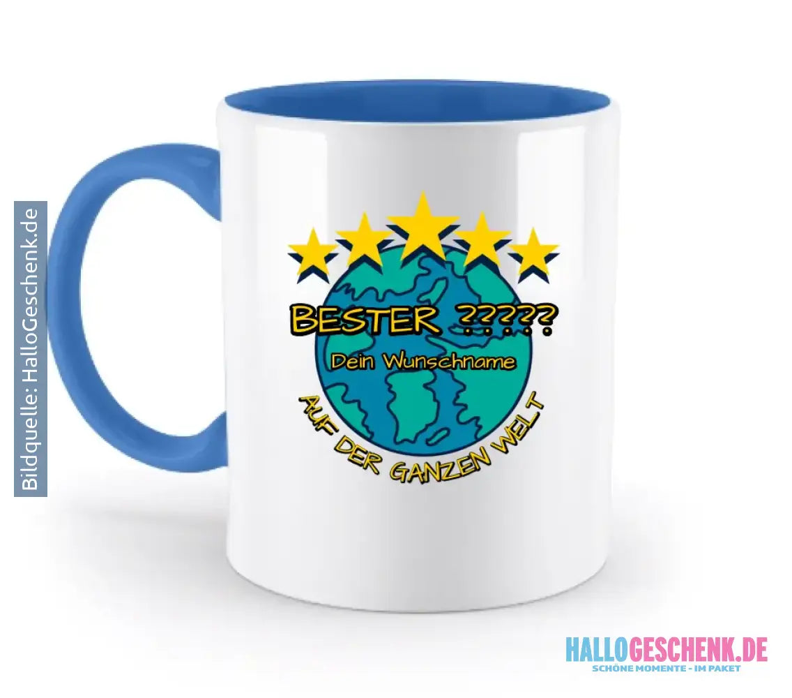 Best ??? Designer Beste Mama, Bester Papa, Traumfrau, Chef-Mechaniker uvm. - zweifarbige Tasse
