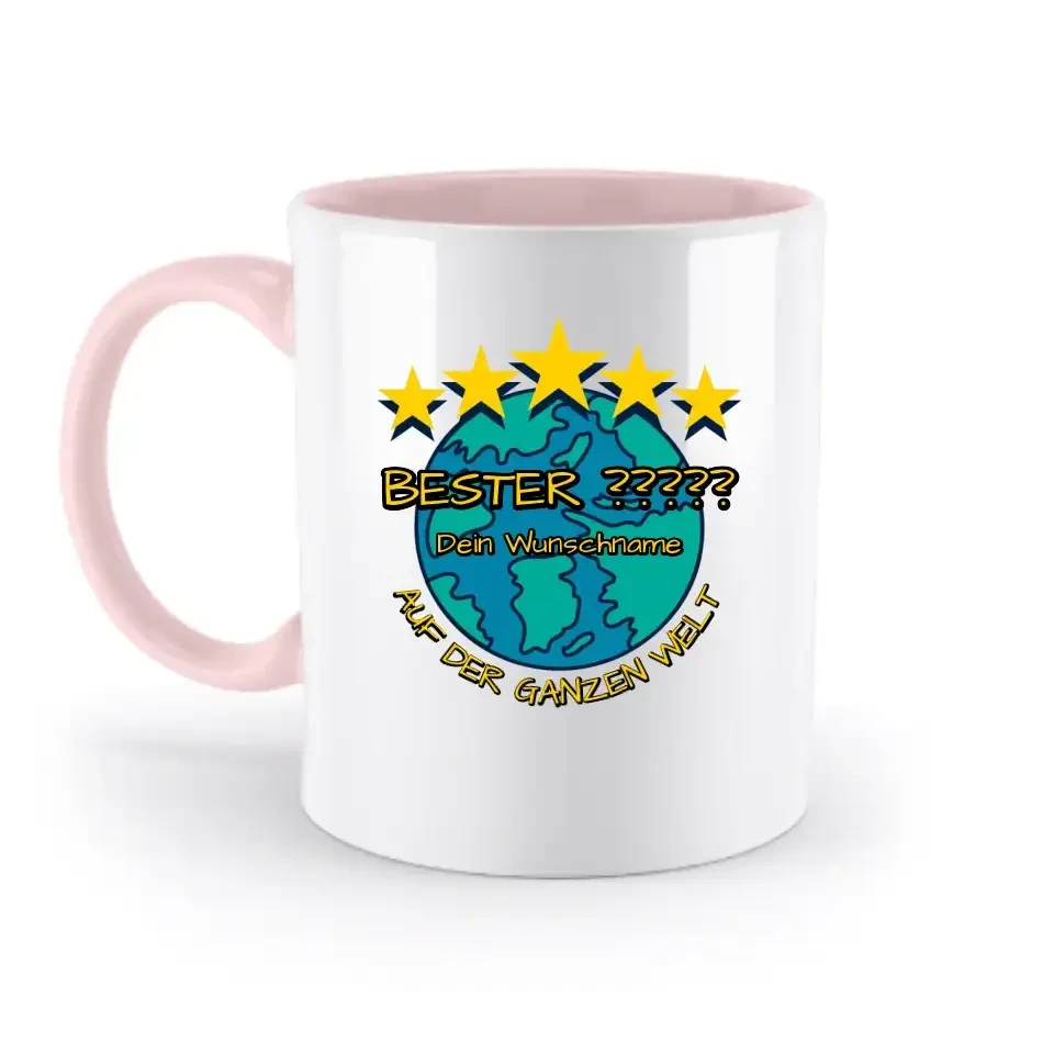 Best ??? Designer Beste Mama, Bester Papa, Traumfrau, Chef-Mechaniker uvm. - zweifarbige Tasse