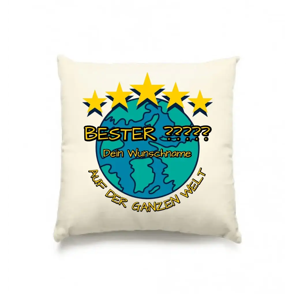 Best ??? Designer Beste Mama, Bester Papa, Traumfrau, Chef-Mechaniker uvm. - Kissen 40x40 cm