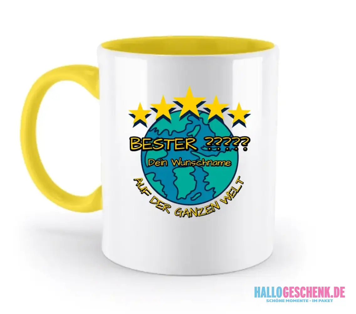 Best ??? Designer Beste Mama, Bester Papa, Traumfrau, Chef-Mechaniker uvm. - zweifarbige Tasse