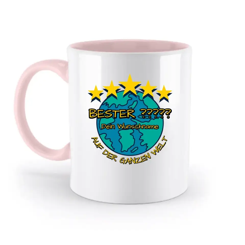 Best ??? Designer Beste Mama, Bester Papa, Traumfrau, Chef-Mechaniker uvm. - zweifarbige Tasse