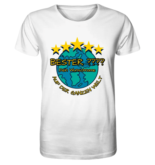 Best - Designer (personalisierbar) - Unisex Premium T - Shirt XS - 5XL aus Bio - Baumwolle für Damen & Herren - Beste Mama, Bester Papa, Legende usw. - HalloGeschenk.de #geschenkideen# #personalisiert# #geschenk#