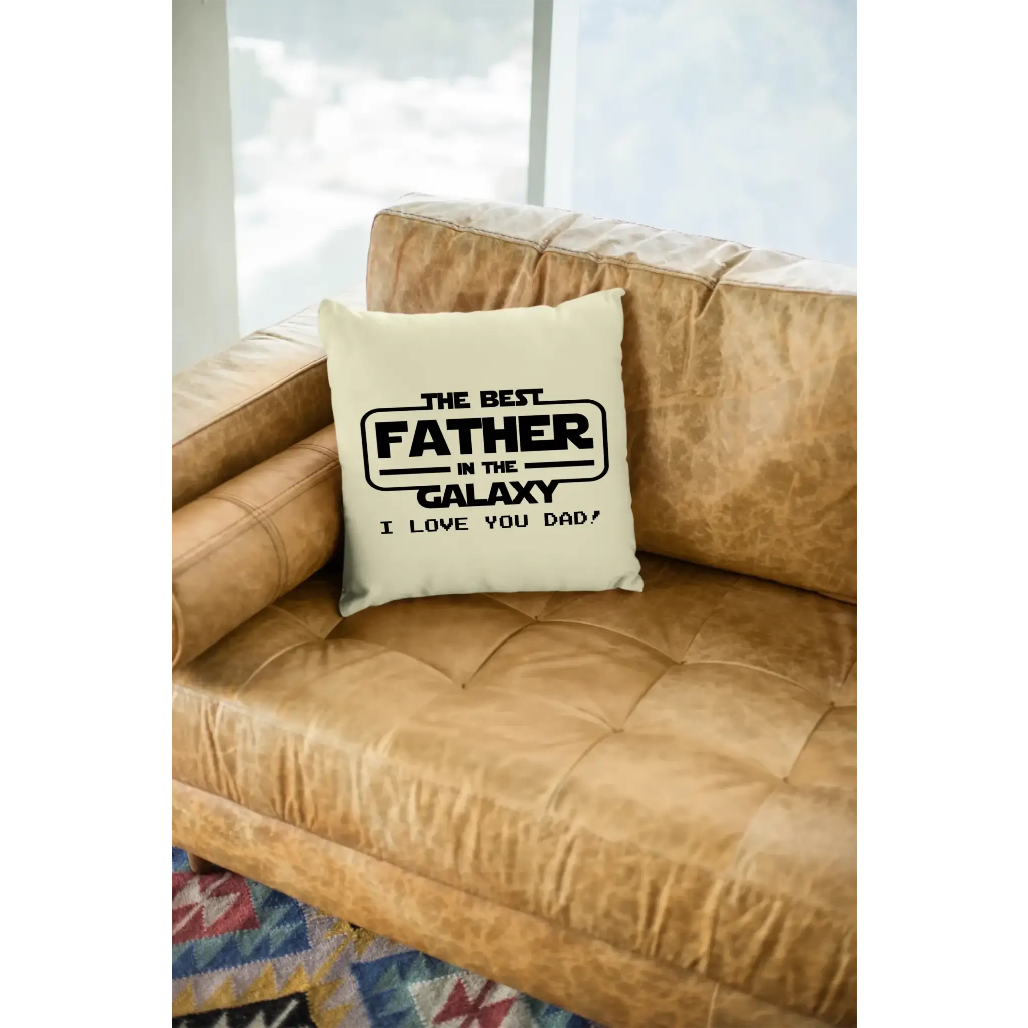 Best Father in the Galaxy • Papa • Vater • Kissen 40x40 cm • Exklusivdesign • personalisiert