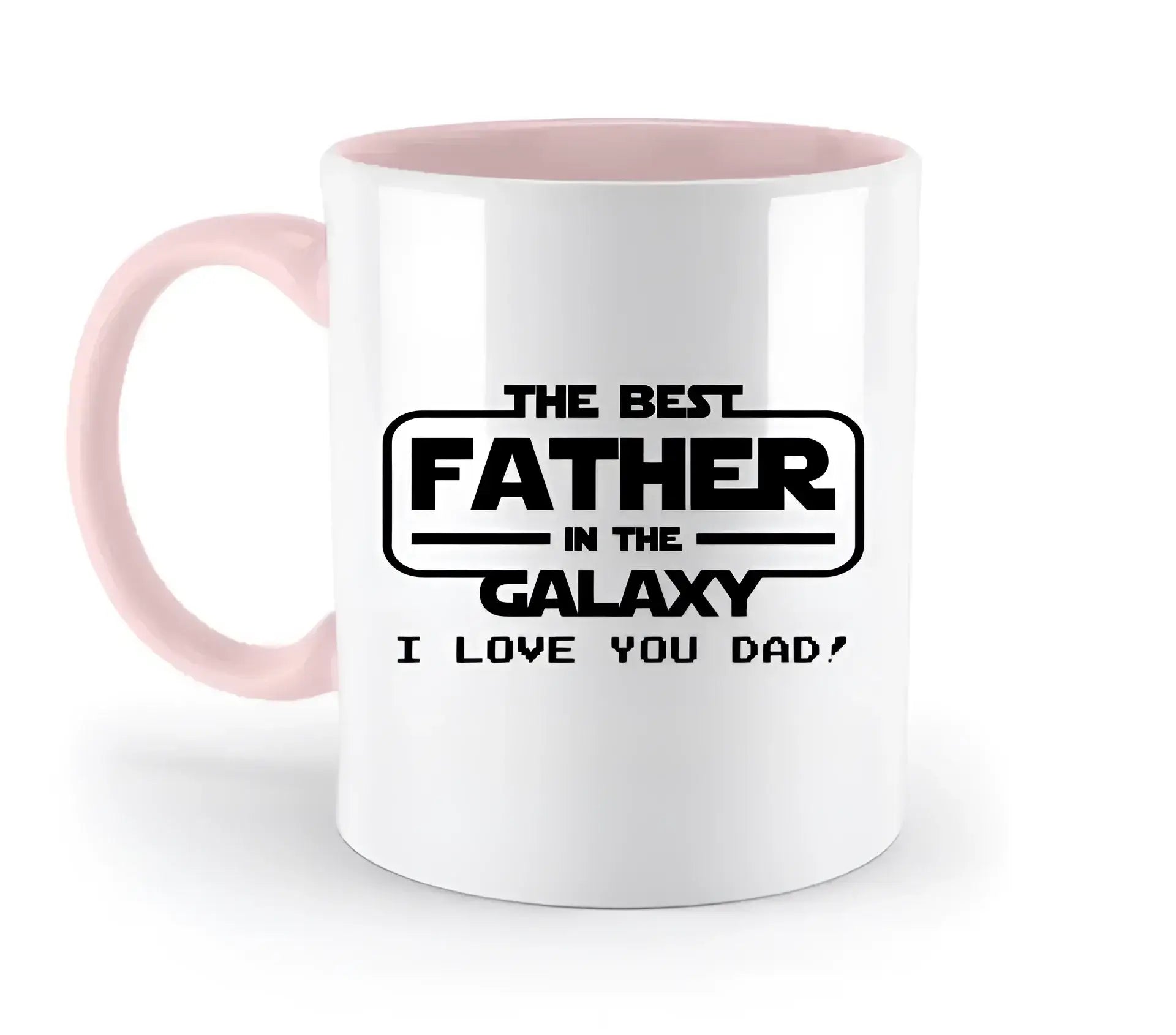Best Father in the Galaxy • Papa • Vater • zweifarbige Tasse • Exklusivdesign • personalisiert - zweifarbige Tasse