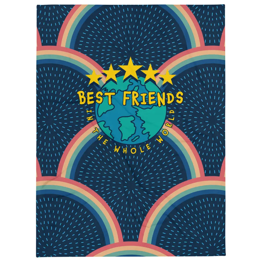 Best friends (Beste Freunde) • Kuscheldecke / Tagesdecke - Kuscheldecken