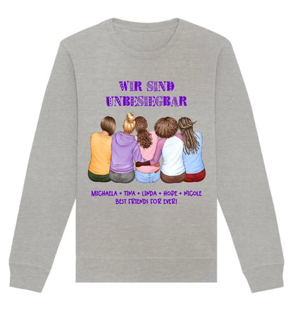 HalloGeschenk.de front-organic-basic-unisex-sweatshirt-c2c1c0-1116x