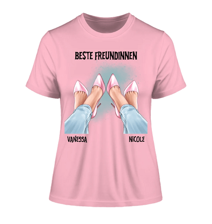 Beste Freundinnen Beine • Ladies Premium T-Shirt XS - 2XL aus Bio - Baumwolle für Damen • Exklusivdesign • personalisiert von HalloGeschenk.de