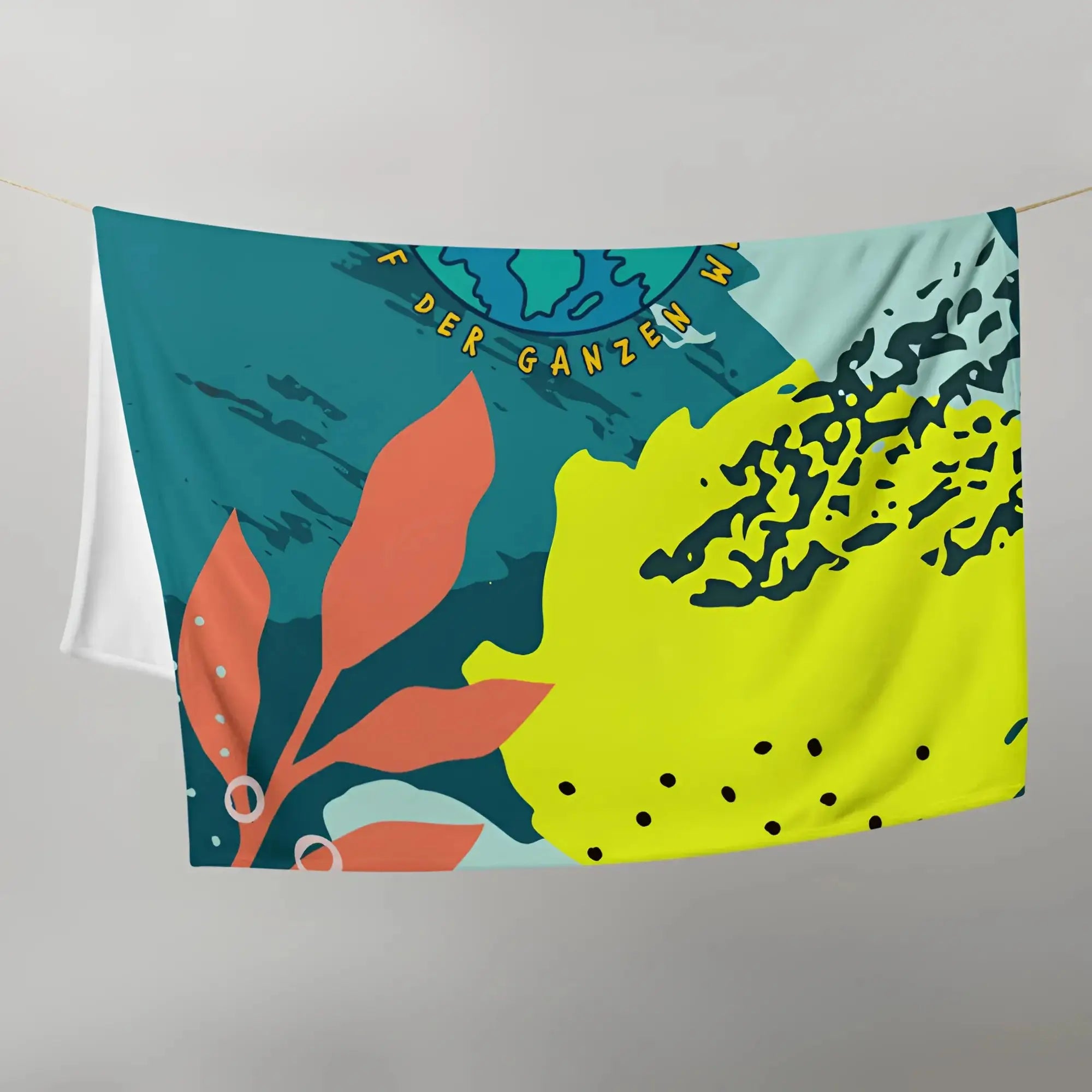 Beste Mama - auf der ganzen Welt! • Kuscheldecke / Tagesdecke - Kuscheldecken