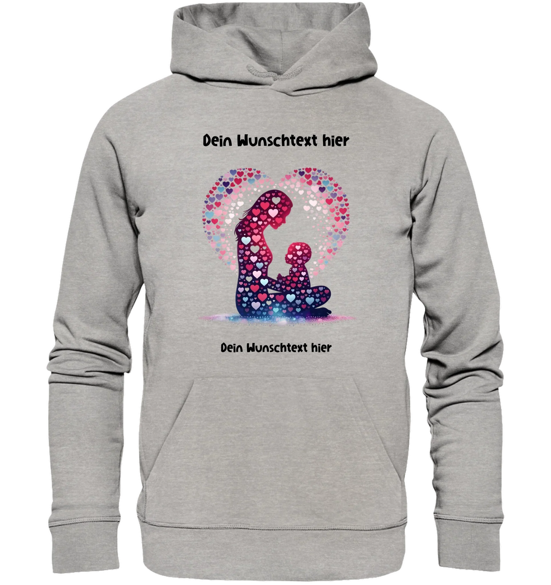 Beste Mama Wunschtext • mehrere Artikel • ’Statement-Collection’ • Mein Motiv • Unisex Hoodie • Bio Premium Plus