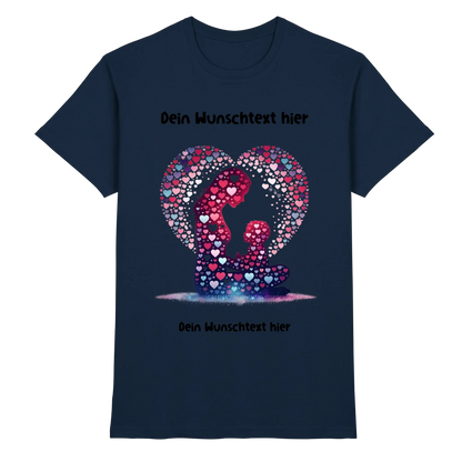 Beste Mama Wunschtext • mehrere Artikel • ’Statement-Collection’ • Mein Motiv • Premium Herren T-Shirt / Navy / XS