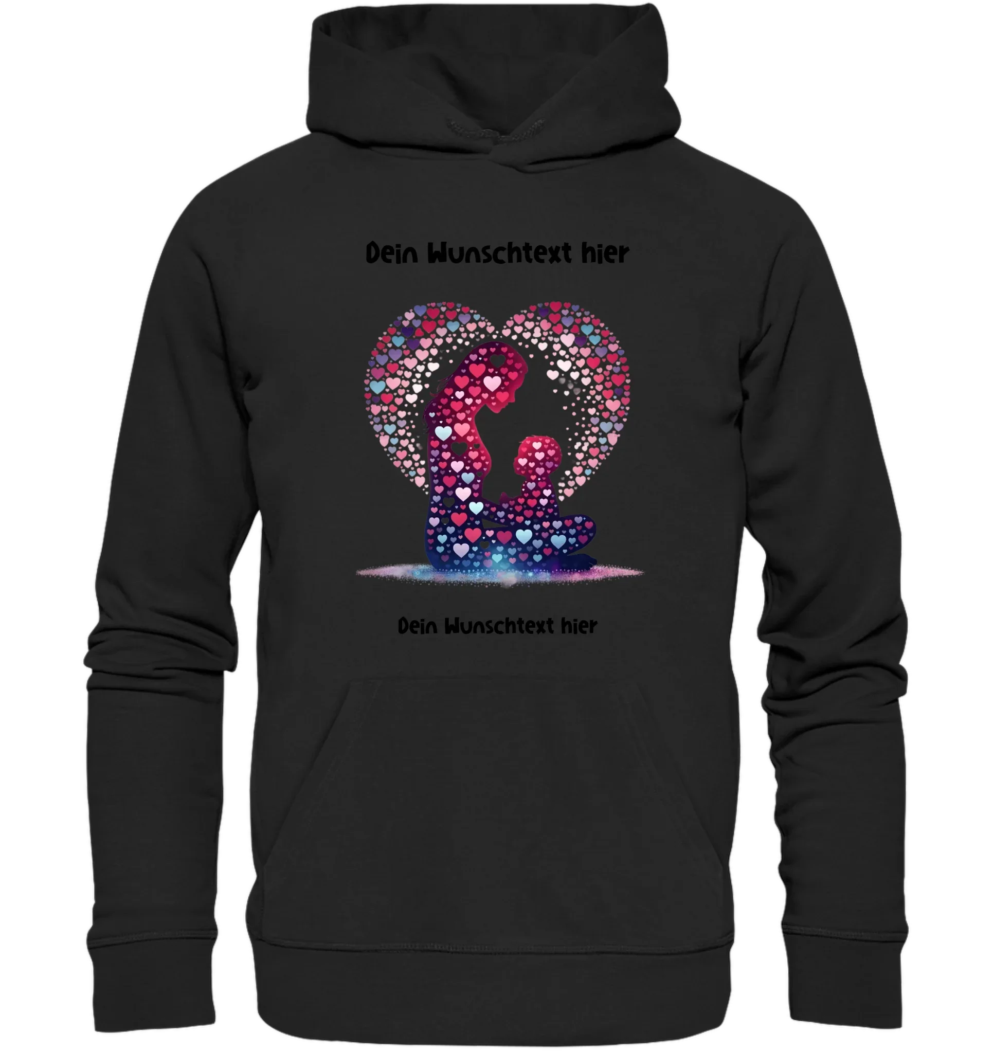 Beste Mama Wunschtext • mehrere Artikel • ’Statement-Collection’ • Mein Motiv • Unisex Hoodie • Bio Premium Plus