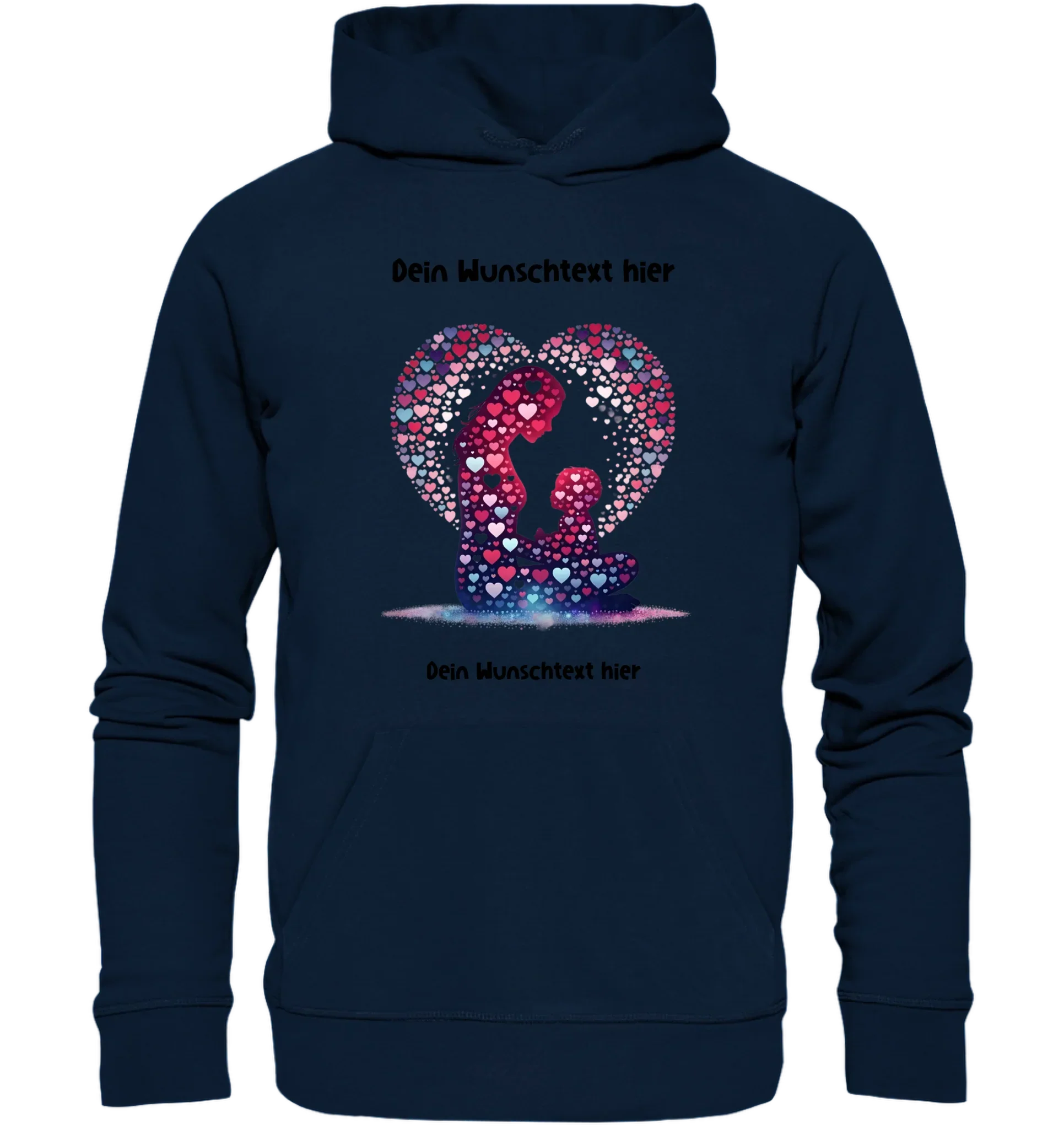 Beste Mama Wunschtext • mehrere Artikel • ’Statement-Collection’ • Mein Motiv • Unisex Hoodie • Bio Premium Plus