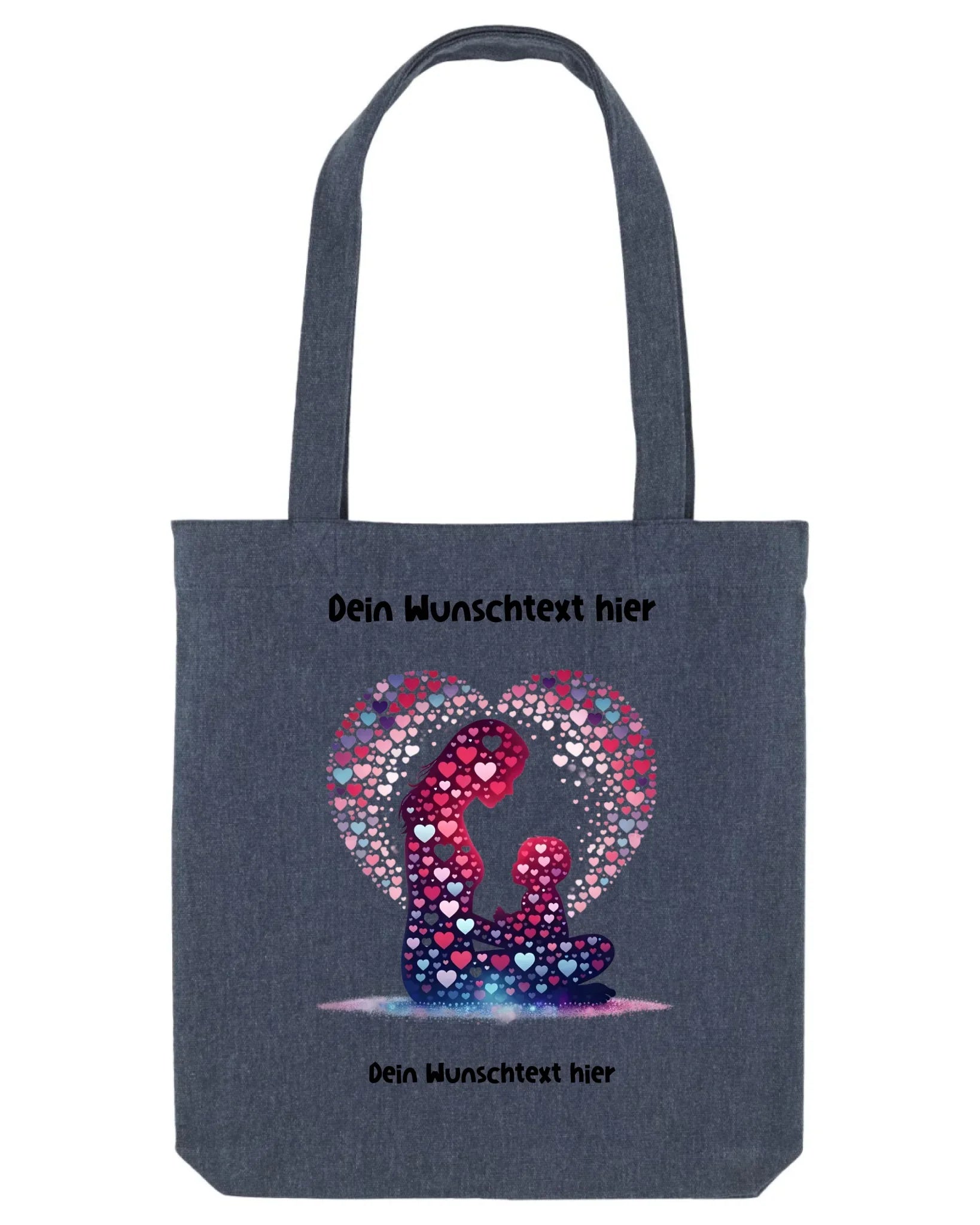 Beste Mama Wunschtext • mehrere Artikel • ’Statement-Collection’ • Mein Motiv • Stofftasche • Bio / Midnight Blue