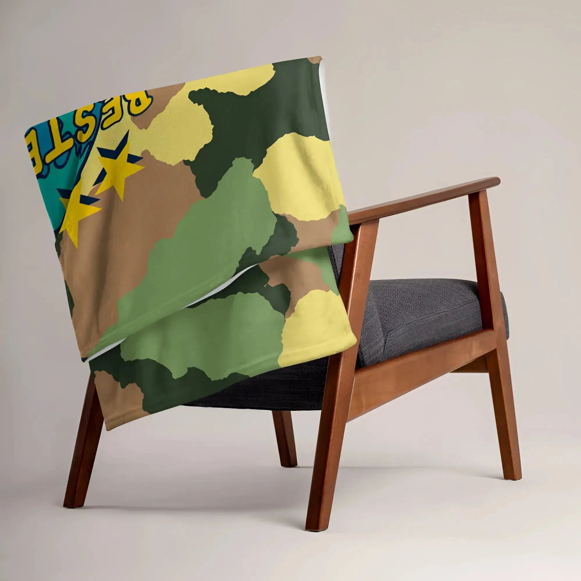 Bester Papa - auf der ganzen Welt! • Kuscheldecke / Tagesdecke - Kuscheldecken