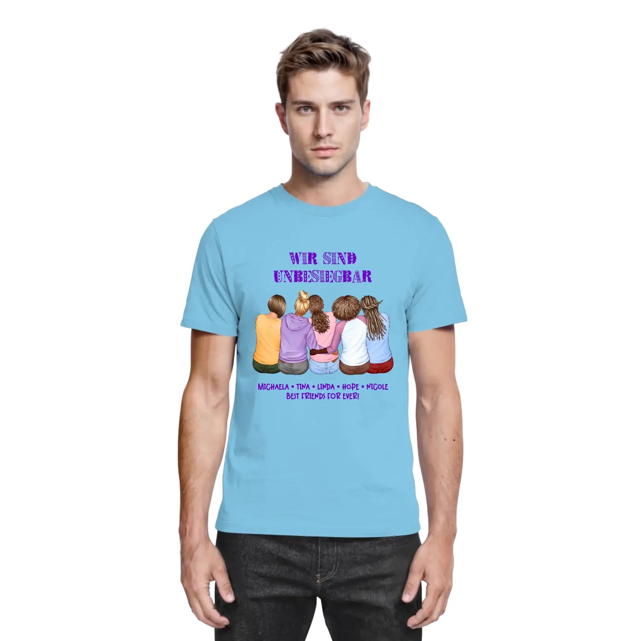 Besties: 2-5 Freundinnen • mehrere Artikel • ’Statement-Collection’ • Wunschtext • personalisierte Figuren