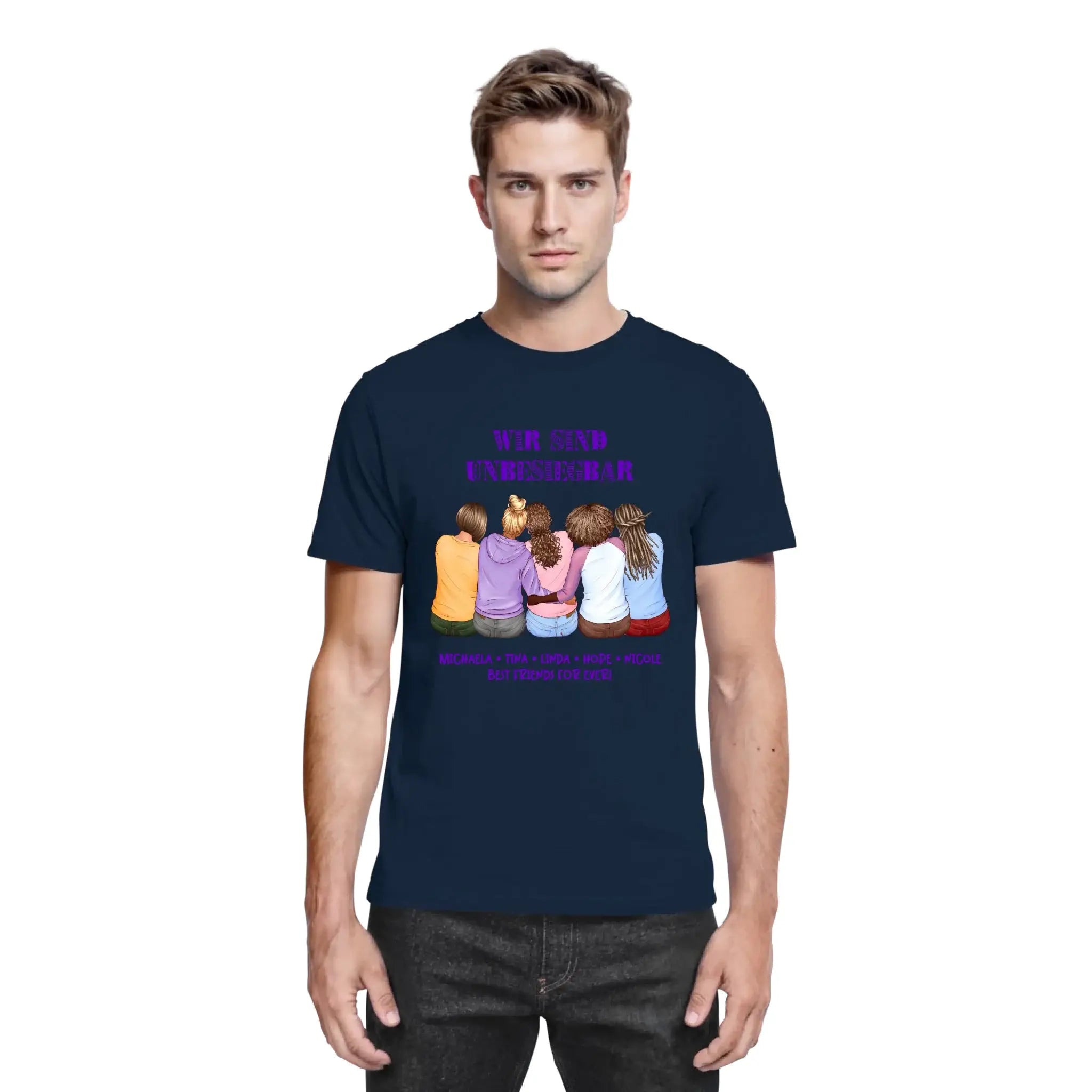 Besties: 2-5 Freundinnen • mehrere Artikel • ’Statement-Collection’ • Wunschtext • personalisierte Figuren