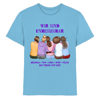 Besties: 2-5 Freundinnen • mehrere Artikel • ’Statement-Collection’ • Wunschtext • personalisierte Figuren - Premium