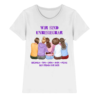 Besties: 2-5 Freundinnen • mehrere Artikel • ’Statement-Collection’ • Wunschtext • personalisierte Figuren - Premium