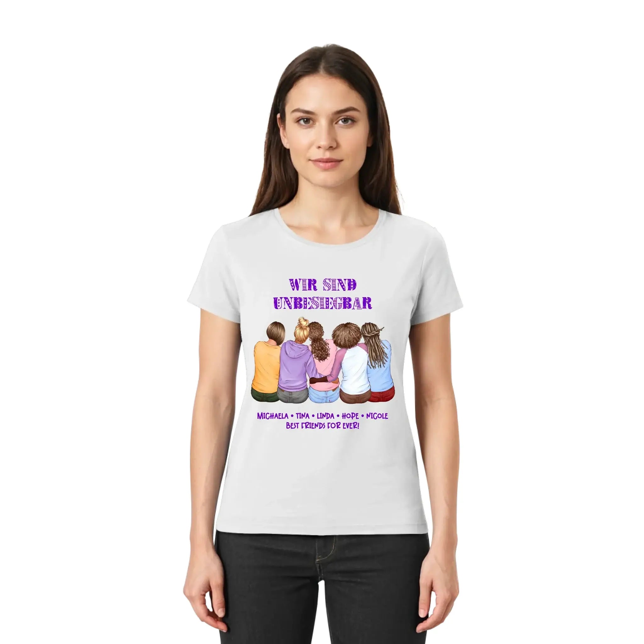 Besties: 2-5 Freundinnen • mehrere Artikel • ’Statement-Collection’ • Wunschtext • personalisierte Figuren