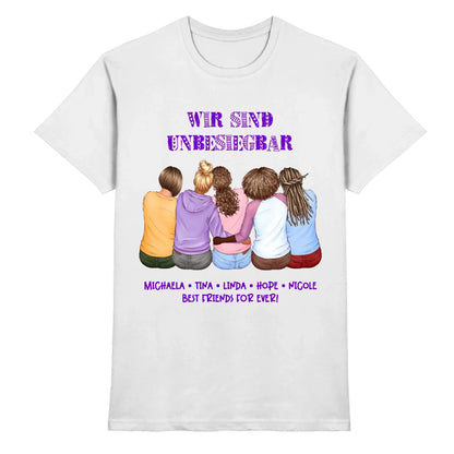 Besties: 2-5 Freundinnen • mehrere Artikel • ’Statement-Collection’ • Wunschtext • personalisierte Figuren - Premium