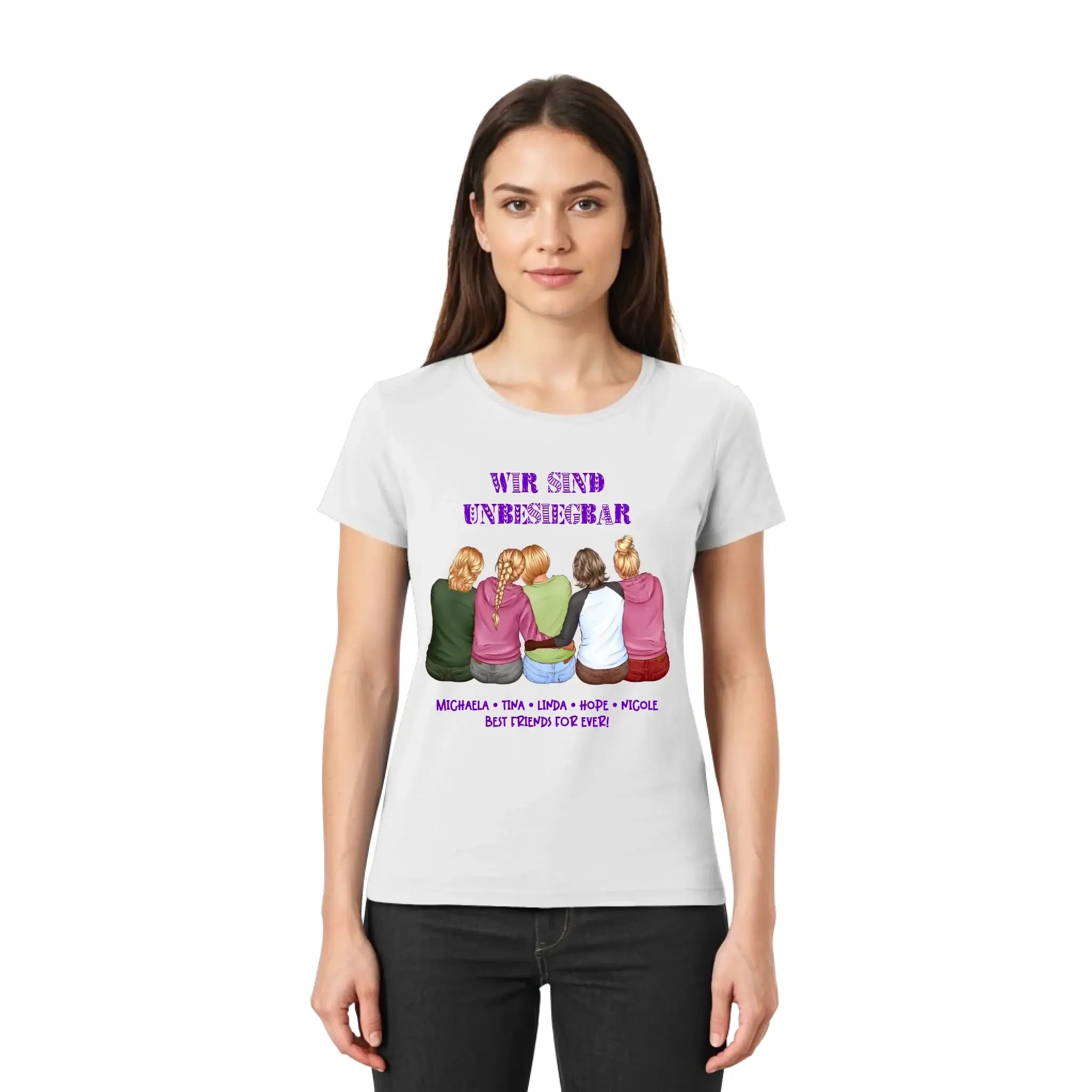 Besties: 2-5 Freundinnen • mehrere Artikel • ’Statement-Collection’ • Wunschtext • personalisierte Figuren