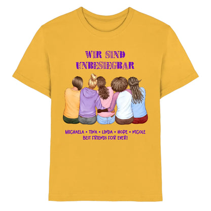Besties: 2-5 Freundinnen • mehrere Artikel • ’Statement-Collection’ • Wunschtext • personalisierte Figuren - Premium