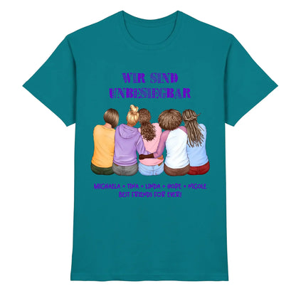 Besties: 2-5 Freundinnen • mehrere Artikel • ’Statement-Collection’ • Wunschtext • personalisierte Figuren - Premium