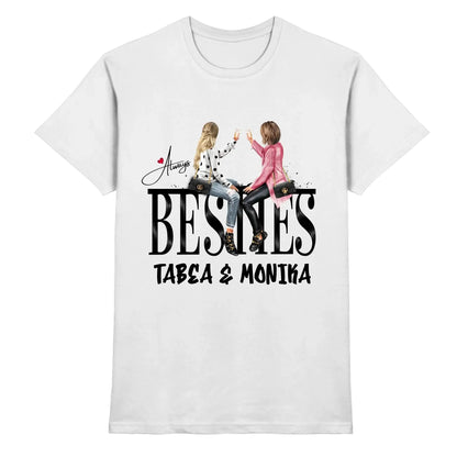 Besties: Girls on Text • mehrere Artikel • ’Statement-Collection’ • Wunschtext • personalisierte Figuren - Premium