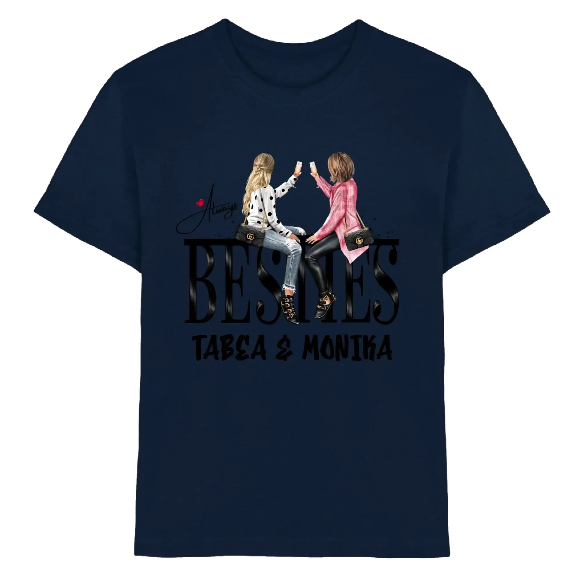 Besties: Girls on Text • mehrere Artikel • ’Statement-Collection’ • Wunschtext • personalisierte Figuren - Premium