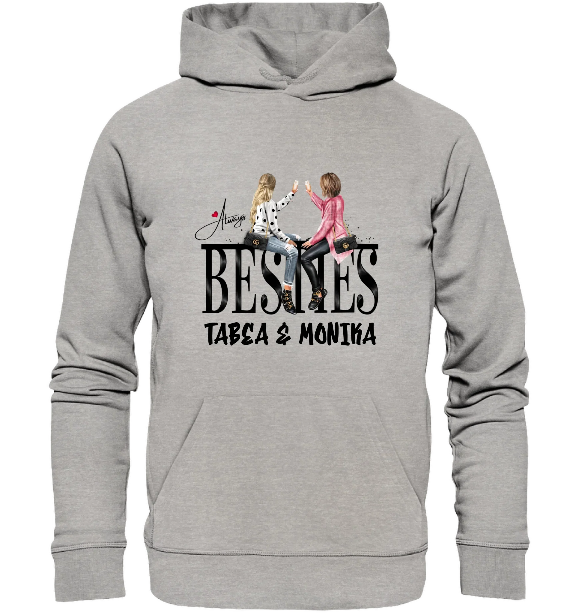 Besties: Girls on Text • mehrere Artikel • ’Statement-Collection’ • Wunschtext • personalisierte Figuren - Unisex