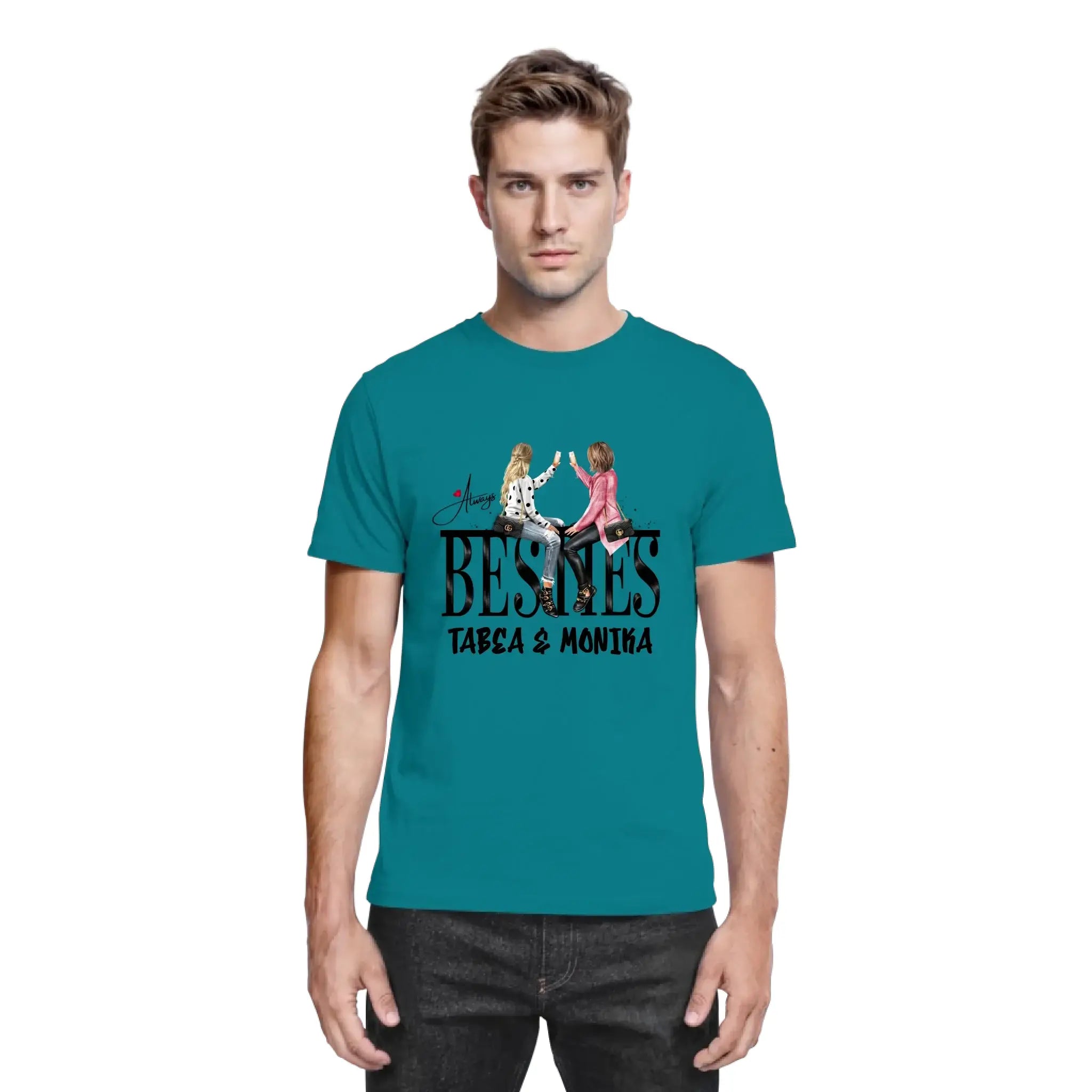 Besties: Girls on Text • mehrere Artikel • ’Statement-Collection’ • Wunschtext • personalisierte Figuren