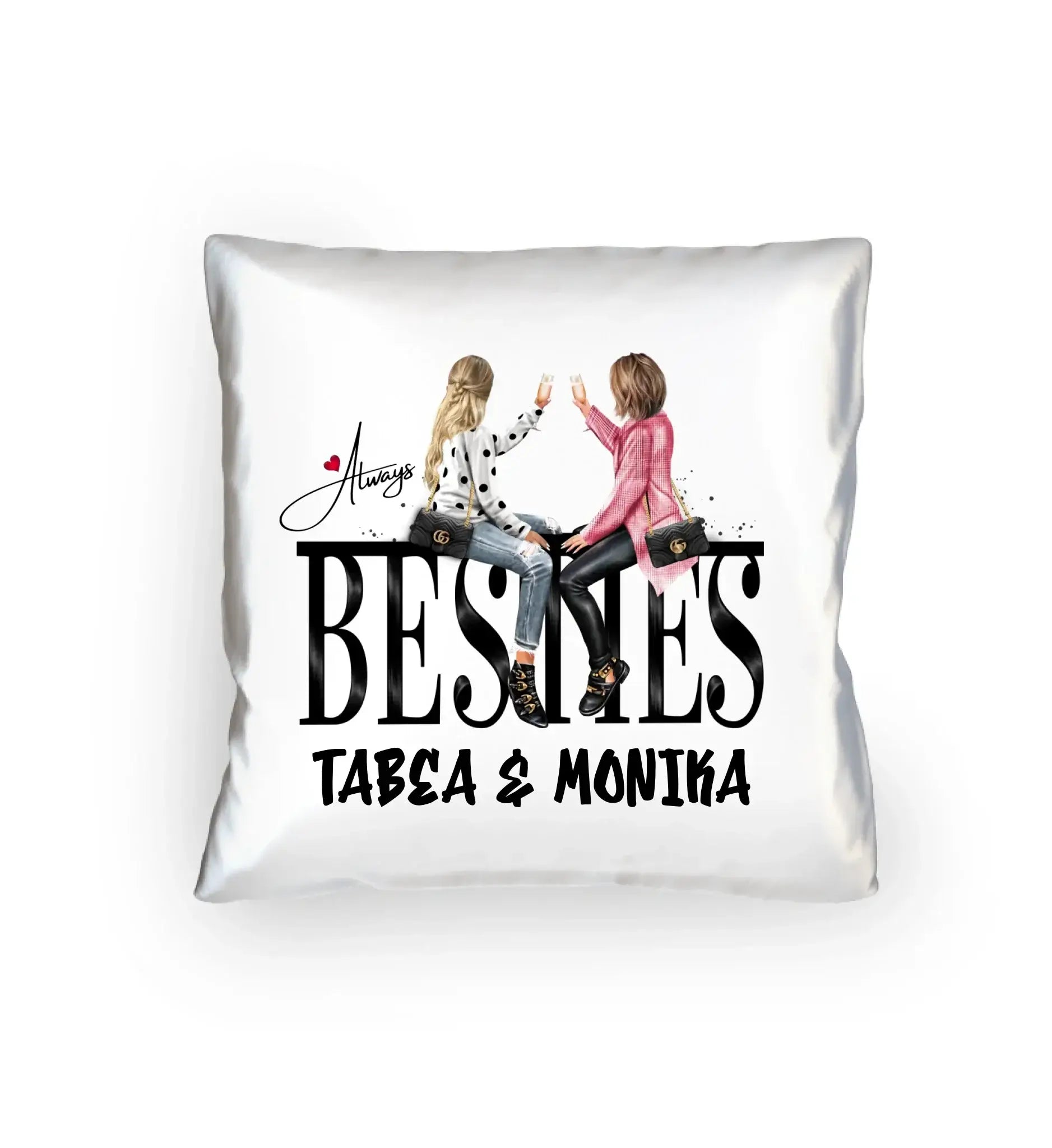 Besties: Girls on Text • mehrere Artikel • "Statement-Collection" • Wunschtext • personalisierte Figuren
