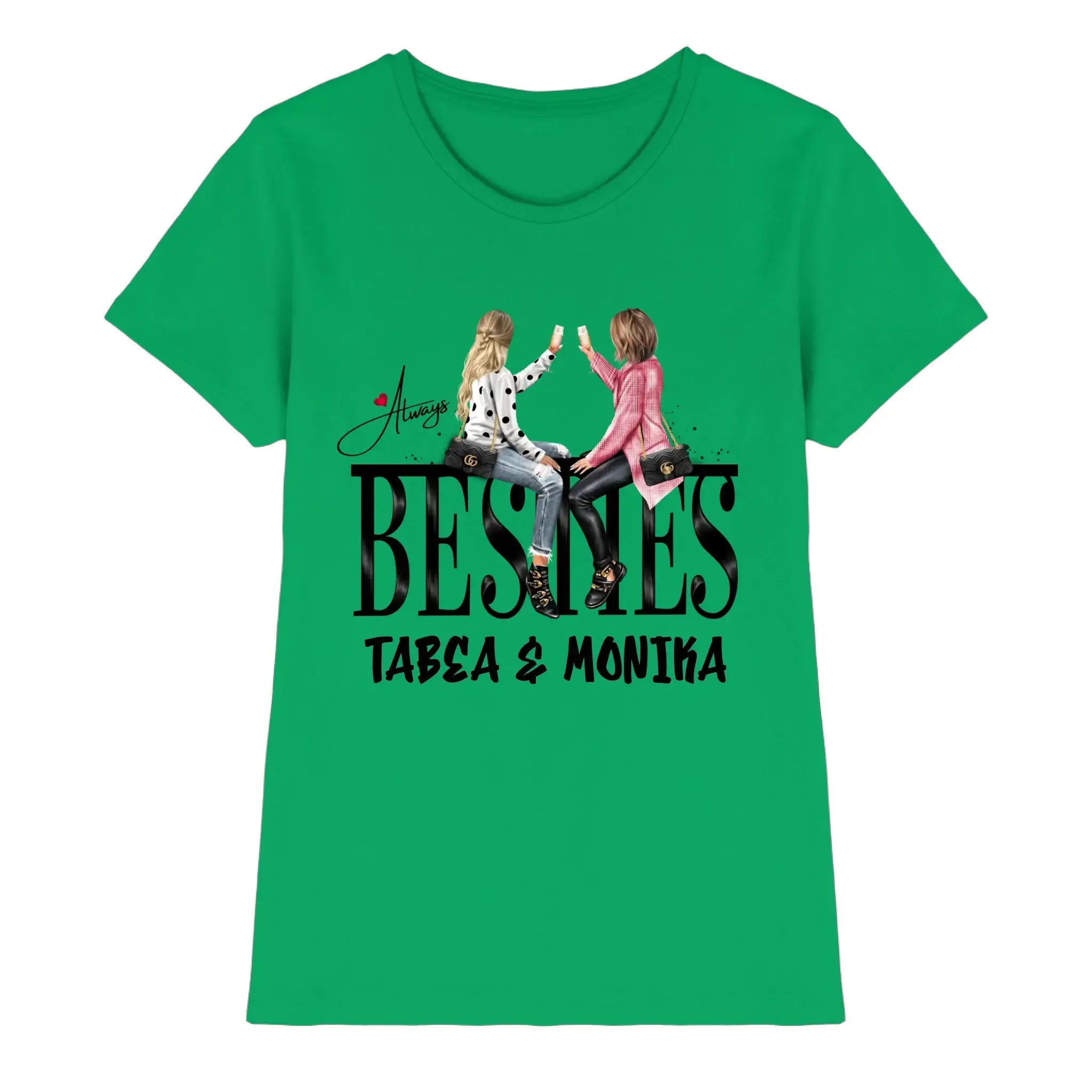 Besties: Girls on Text • mehrere Artikel • ’Statement-Collection’ • Wunschtext • personalisierte Figuren - Premium