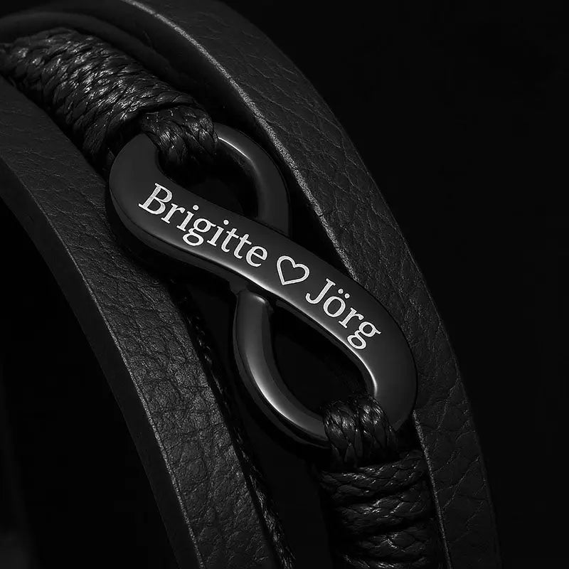 BLACK NICE - Lederarmband