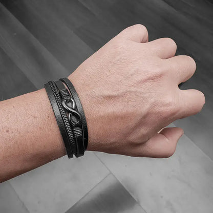BLACK NICE - Lederarmband
