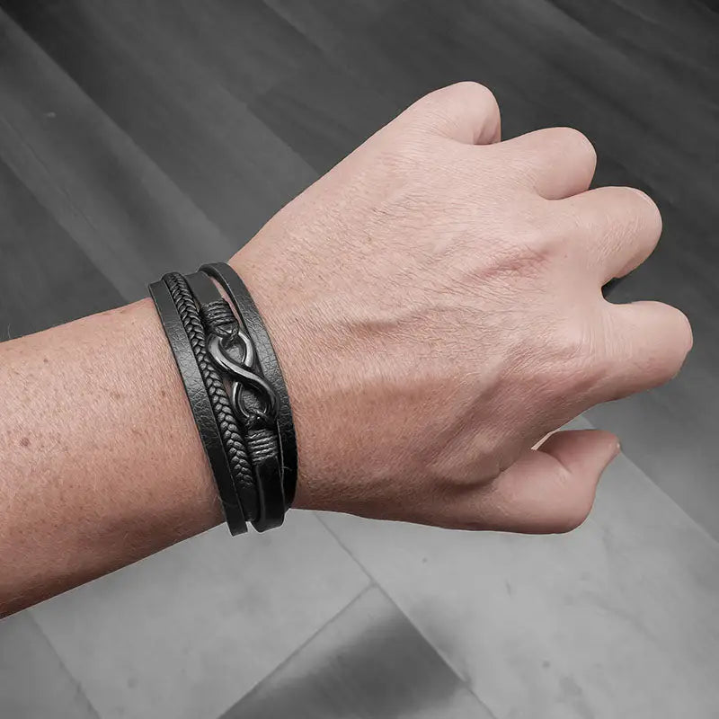 BLACK NICE - Lederarmband