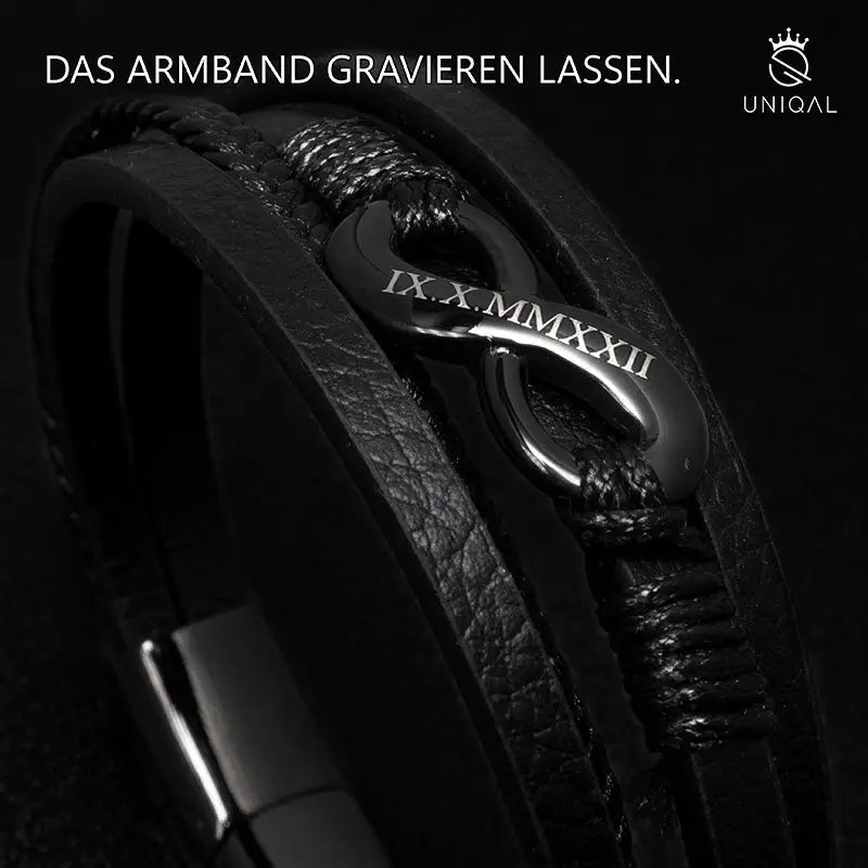 BLACK NICE - Lederarmband
