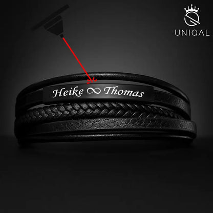 BLACK PLATE - Armband