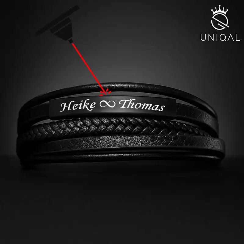 BLACK PLATE - Armband