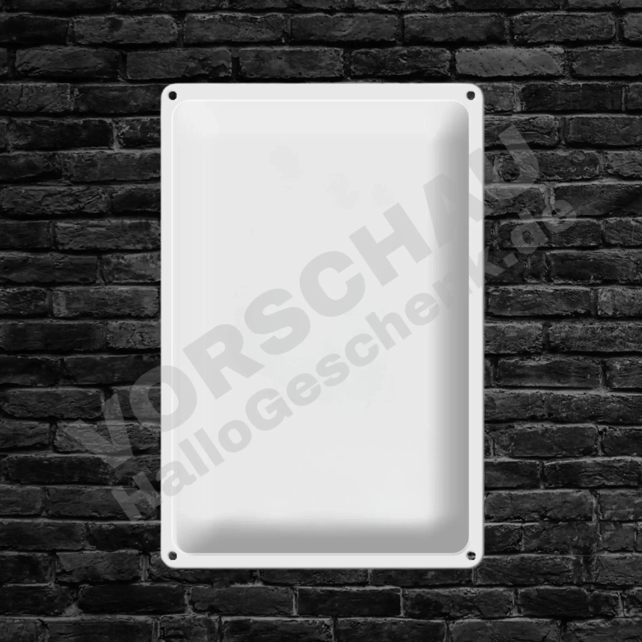 Mockup-Wand Schild 20x30 Hochkant Maske-7-Schild 20x30 Template Maske Hochkant
