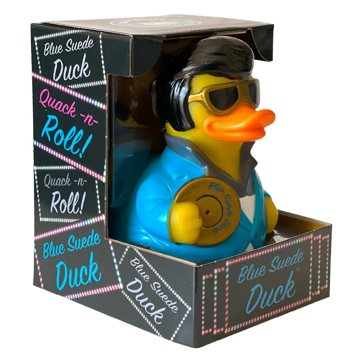 Blue Suede Duck • Rubber Duck • Gummiente • offizielles Produkt von CelebriDucks