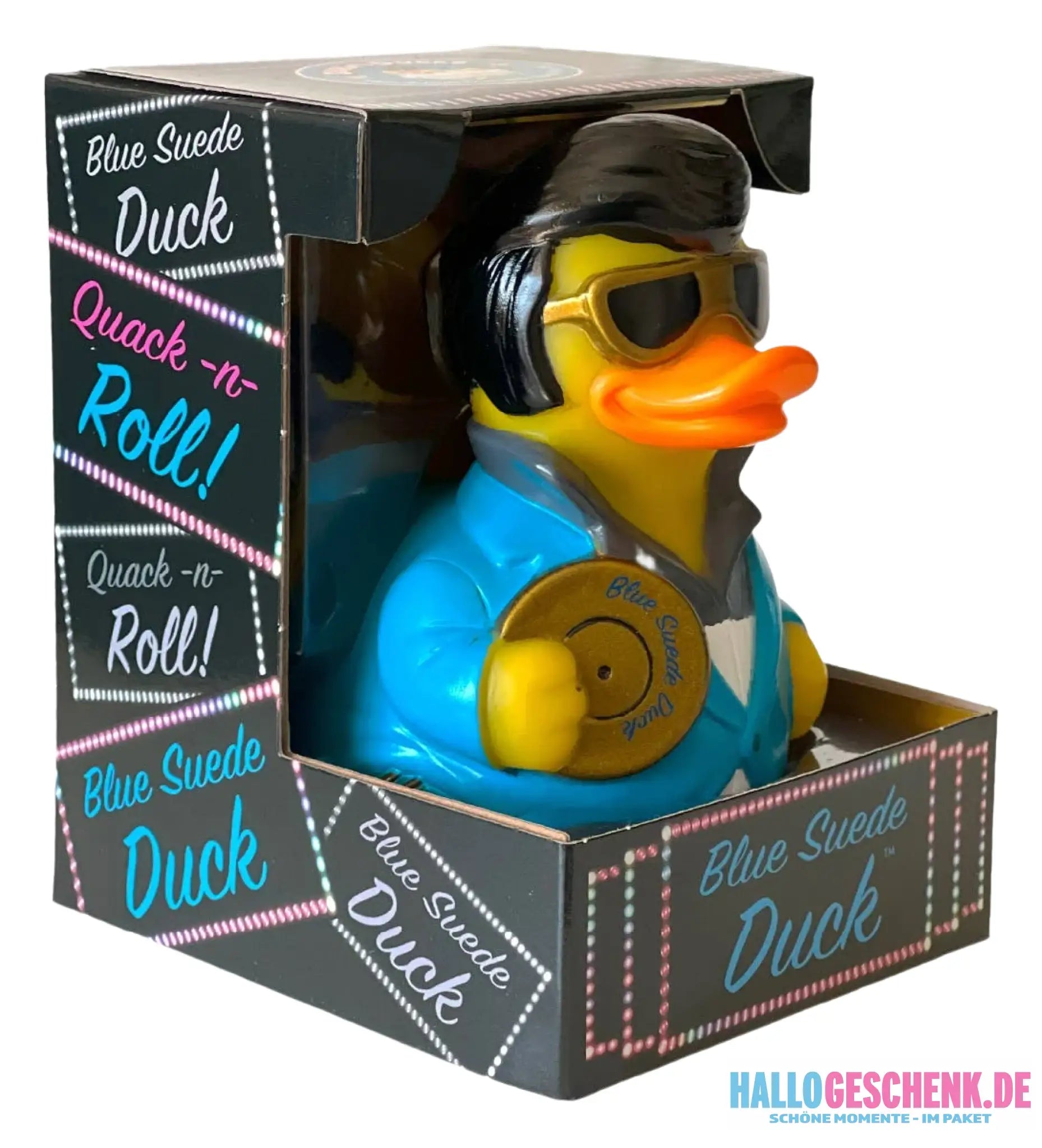 Blue Suede Duck • Rubber Duck • Gummiente • offizielles Produkt von CelebriDucks