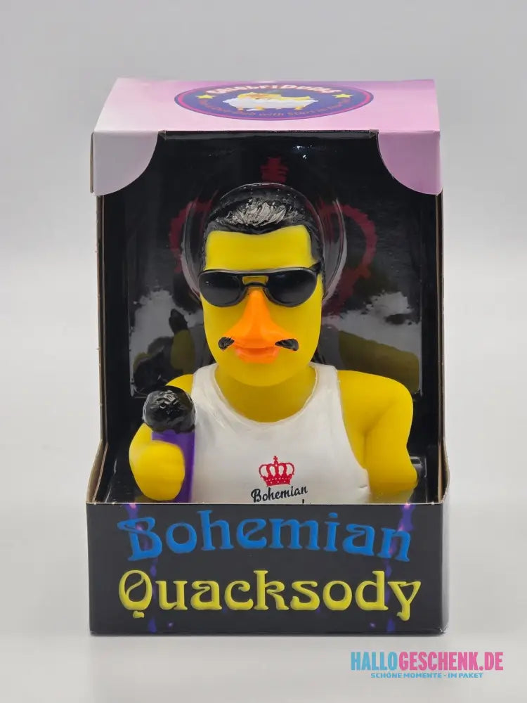 Bohemian Quacksody Parodie/Freddy • Gummiente • offizielles Produkt von CelebriDucks