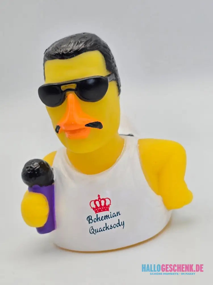 Bohemian Quacksody Parodie/Freddy • Gummiente • offizielles Produkt von CelebriDucks