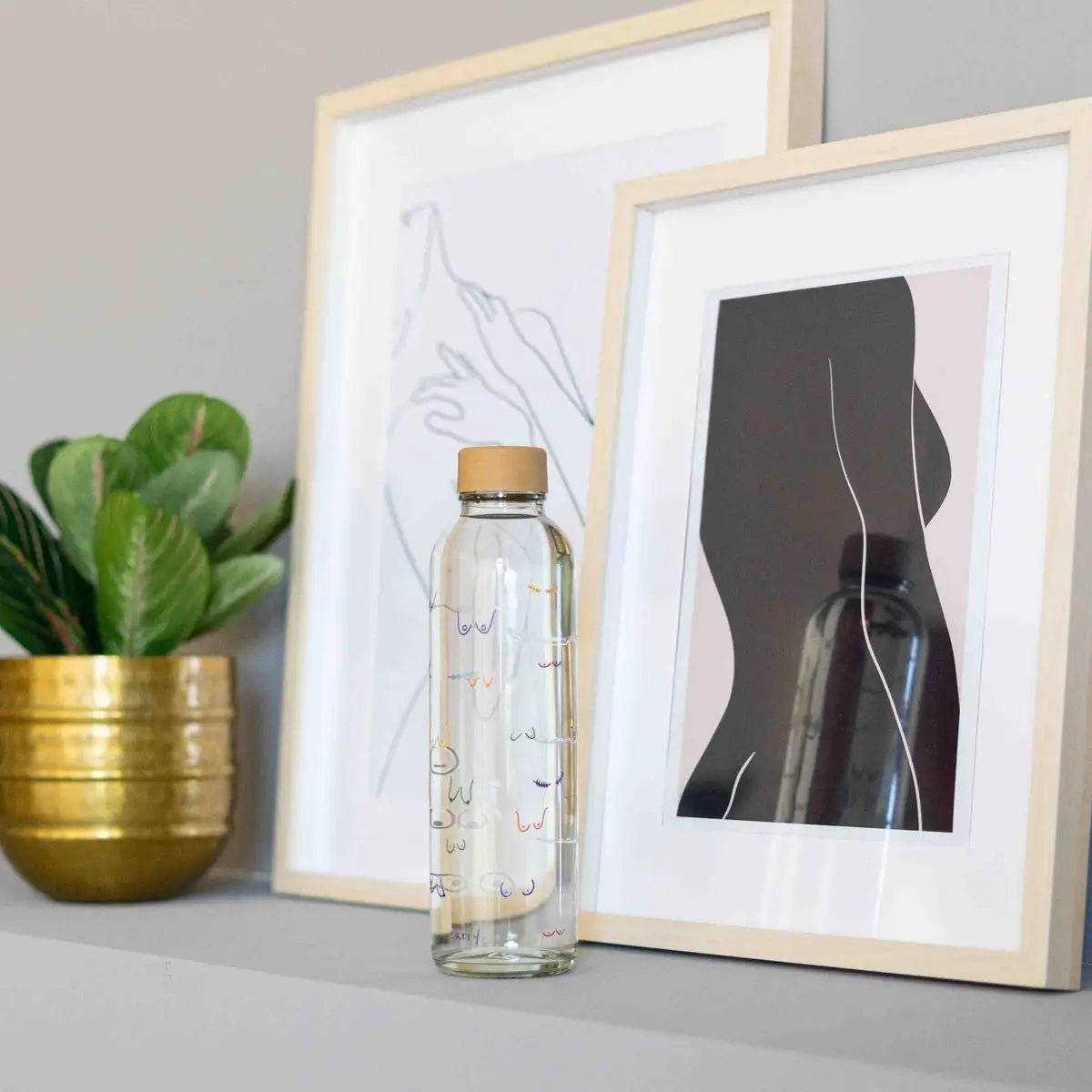 BOOBIES 0,7 l Glasflasche
